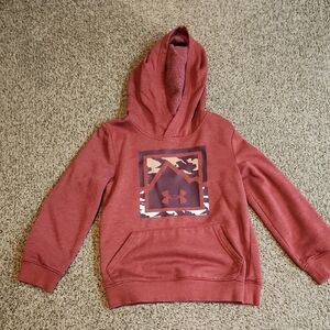 Under Armour Red Hoodie with Logo